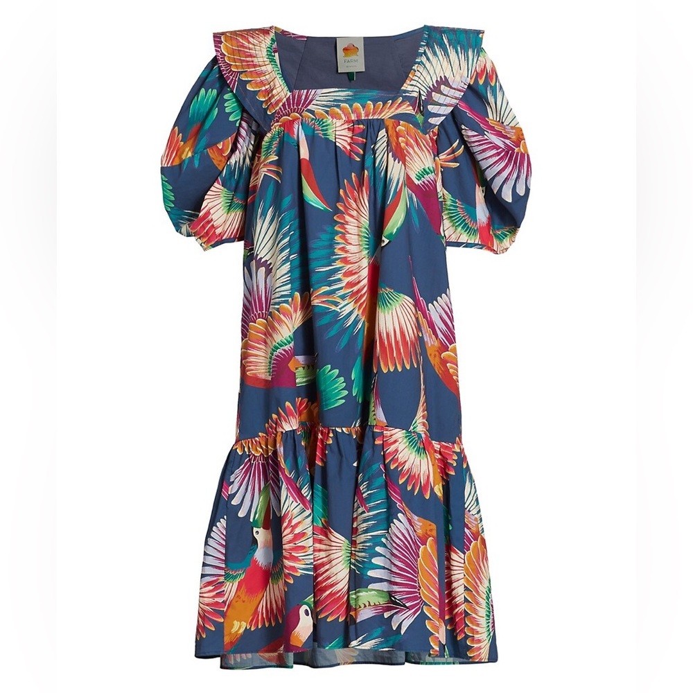 FARM Rio Toucan Midi Dress